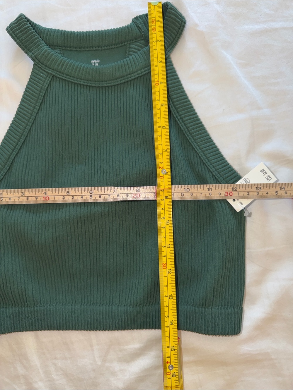 Aerie Ribbed Sleeveless tops 2 pack Yellow and green - Picture 7 of 10
